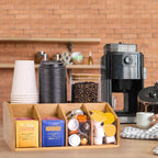 Bamboo Coffee Station Organizer - Image 5