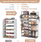 ROJASOP Shoe Rack, Shoe Storage Organizer - Image 4