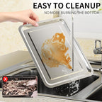 Air Fryer Basket, OPENICE 2 Set Air Fryer Pan and Crisper Tray - Image 7