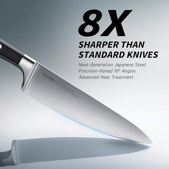 KnifeSaga Premium Knife Set 15 Pcs Quality Kitchen Knife Set - Image 2