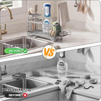 VOOWO Sponge Holder for Kitchen Sink, Compact Sink Caddy - Image 6