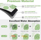 Findosom 2PCS 12" x 20" Dish Drying Mat & 24" x 5.5" Sink Splash Guard - Image 3