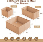 Criusia Drawer Organizer Clothes, 10 Pack Dresser Organizer - Image 2