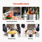 VEVOR Stainless Steel Stockpot, 53 Quart Large Cooking Pots, Cookware Sauce Pot - Image 6