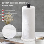NearMoon Standing Paper Towel Holder, Kitchen Paper Towel Tissue Holder- - Image 4