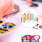 21 Pieces Cookie Decorating Tools Set Include Cake Decoration Brushes Sugar - Image 7