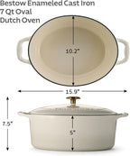 Tramontina Bestow Enameled Cast Iron Oval Dutch Oven Pot - Image 2