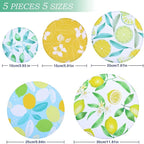 5 Pieces Bowl Covers Reusable, 5 Size Elastic Cloth Bowl Covers - Image 2