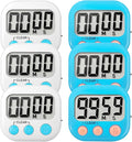 6 Pack Digital Kitchen Timer Small Classroom Timers by VOULOIR