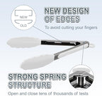 Premium Stainless Steel Heat Resistant Kitchen Tongs - Image 4
