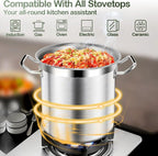 Stock Pot-20QT Stainless Steel Stockpot - Image 4