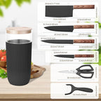 Knife Set, 7-Piece Kitchen Knife Set - Image 6