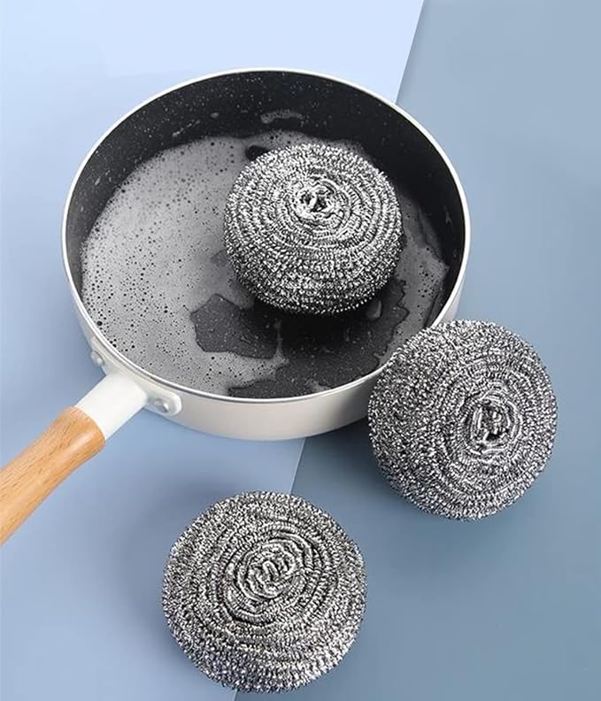 12Pcs Steel Wool Scrubber - Image 2