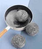 6Pcs Steel Wool Scrubbers - Image 2