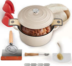 Cast Iron Dutch Oven for Bread Baking, by MakeLifeMoreComfortable