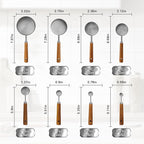 Measuring Cups and Spoons Set, Premium Stainless Steel Measuring Cups and - Image 5