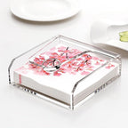 DINGHUO Acrylic Napkin Holder for Table, Flat Kitchen Paper Hand Napkin - Image 2