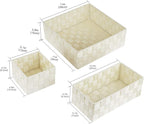 Posprica Woven Storage Baskets for Organizing, Small Black Baskets Cube Bin - Image 3