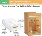 4Pack Pull out Cabinet Organizer, Heavy Duty Slide out Pantry Shelves Drawer - Image 2