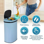 Dkeli Kitchen Trash Can for Bathroom Bedroom Home Office Automatic Touch Free - Image 4