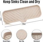 Zulay Kitchen Large Silicone Sponge Holder – Flexible Sink Organizer Tray - Image 4