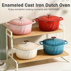6 QT Enameled Cast Iron Dutch Oven - Image 8