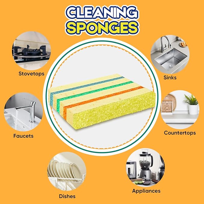 LAUNDRYLUX 6 Pack Scrub Sponge - Image 7