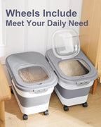 20-30 Lbs Rice Storage Container, Collapsible Food Storage Containers - Image 5