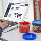 6 Pack-24 OZ Freezer Storage Containers Set, Small Plastic Containers - Image 7