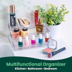 Oizeir Clear Spice Rack – 3-Tier Acrylic Organizer - Image 5