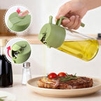 2Pcs Glass Oil Sprayer for Cooking 16oz/470ml, Kitchen Gadget for Air Fryer - Image 3