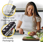 Stainless Steel Cheese Grater & Lemon Zester w/Extra Sharp Blade - Image 2