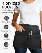 Syntus Server Apron for Men Women, Waitress Waist Apron - Image 5