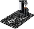 Fun Coffee Mat 23inx15in, Coffee Bar by Kuyig+Home