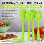 Kaluns Silicone Kitchen Utensils Set 24 Pcs Silicone Cooking Utensils Set - Image 3