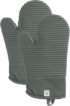 Extra Long Silicone Oven Mitts | Heat Resistant 500°F BPA-Free Food Grade by AH+Artisan+Home