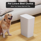 N. NETDOT 3 Pack 10L/2.6 Gal Bathroom Trash Can - Image 3