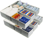 Fordonral 12 Pack Drawer Organizer Clothes, Foldable Fabric Dresser Organizer - Image 6