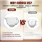 Double-layer Thickened Glass Mixer Bowl - Image 5