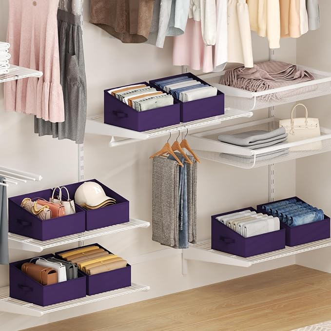 DIMJ Closet Storage Bins 12 Pack - Image 3