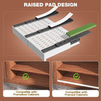 Seinloes 2 Pack Pull Out Cabinet Organizer Expandable Width and Depth, Slide - Image 2