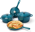 Hisencn Enameled Cast Iron Cookware Set by Hisencn