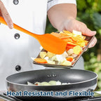 Irenare 36 Pcs Mini Silicone Spatulas Bulk 8.3 Inch Heat Resistant Scrapers - Image 4