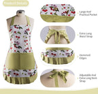 Vintage Floral Apron for Women - Image 4