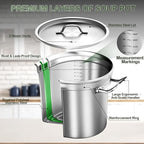 Large Stock Pot-35QT Stainless Steel Stockpot - Image 5