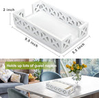 Guest Towel Holder Tray for Bathroom Napkin Holder Modern Disposable Hand Towel - Image 4