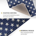 Patriotic July of 4th Blue Star Dish Drying Mat - Image 3