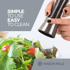 Prefilled Stainless Steel Salt and Pepper Grinder Two Piece Set - Image 4