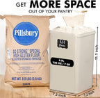 WHITE FEATHER SUPPLIES 2 PC Large Food Storage Containers - Image 2