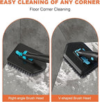 Long Handled Scrub Brush for Shower, 3-in-1 Cleaning Brushes - Image 7